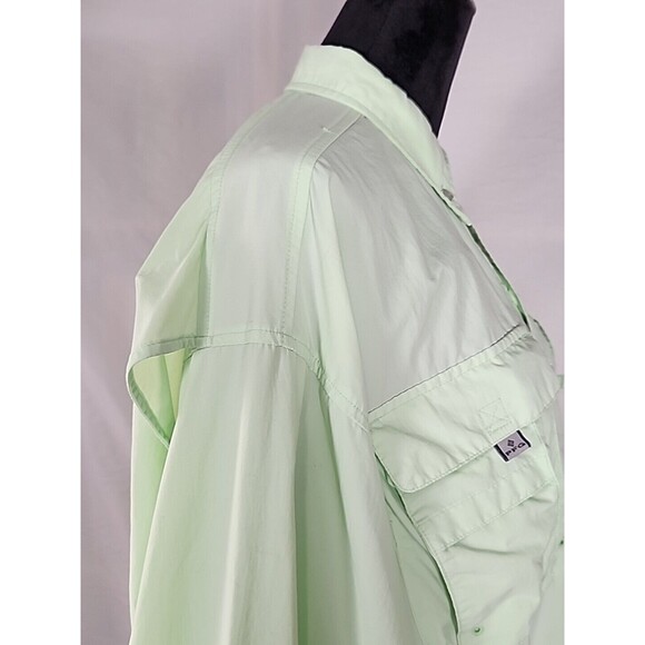 Columbia PFG Omni Shade Shirt Mens X-Large Long Sleeve Fishing Hiking Button Up - Picture 7 of 13